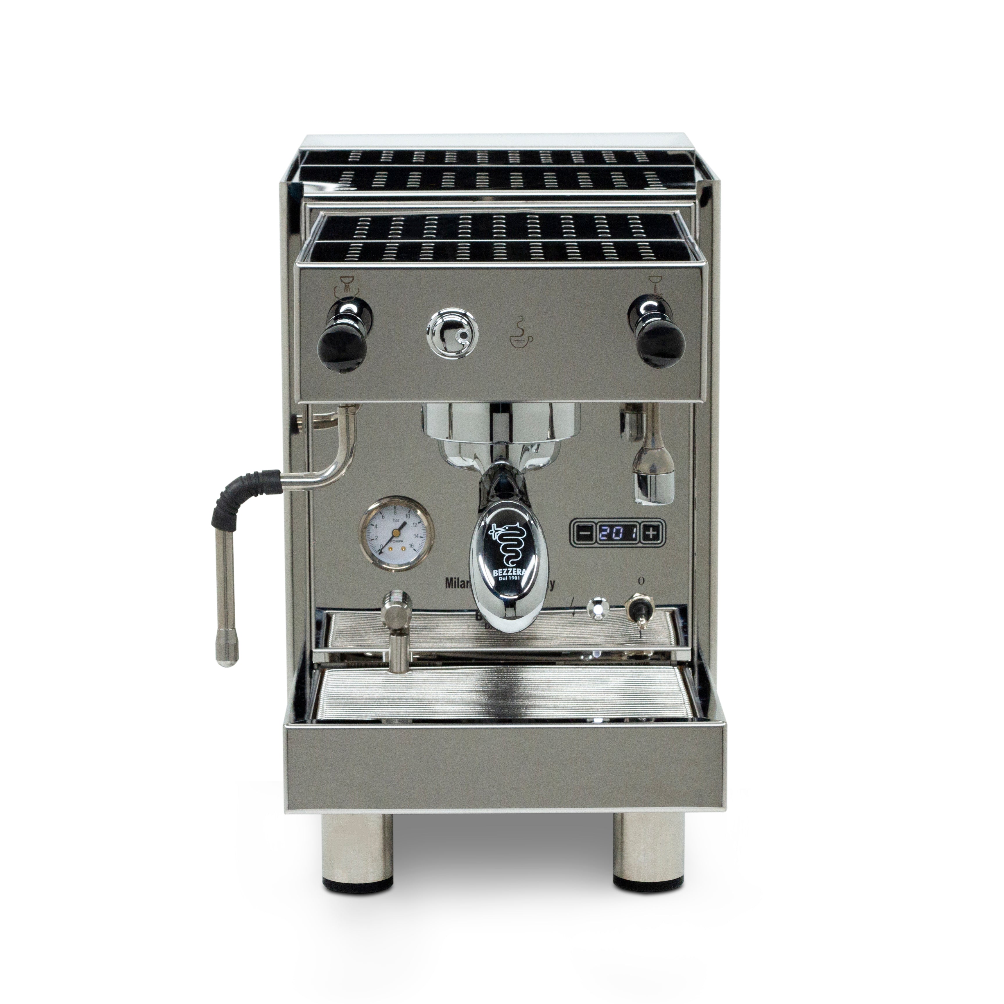 Refurbished Bezzera BZ13 PM Espresso Machine - Special Edition Stainless Steel