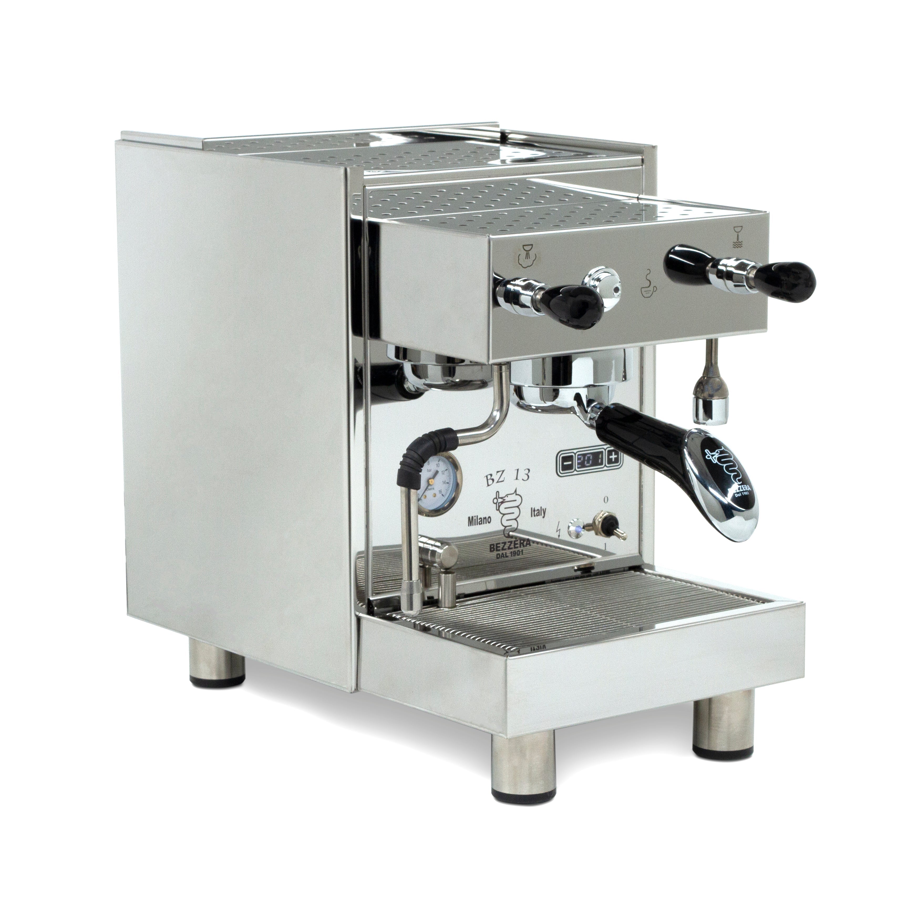 Refurbished Bezzera BZ13 PM Espresso Machine - Special Edition Stainless Steel