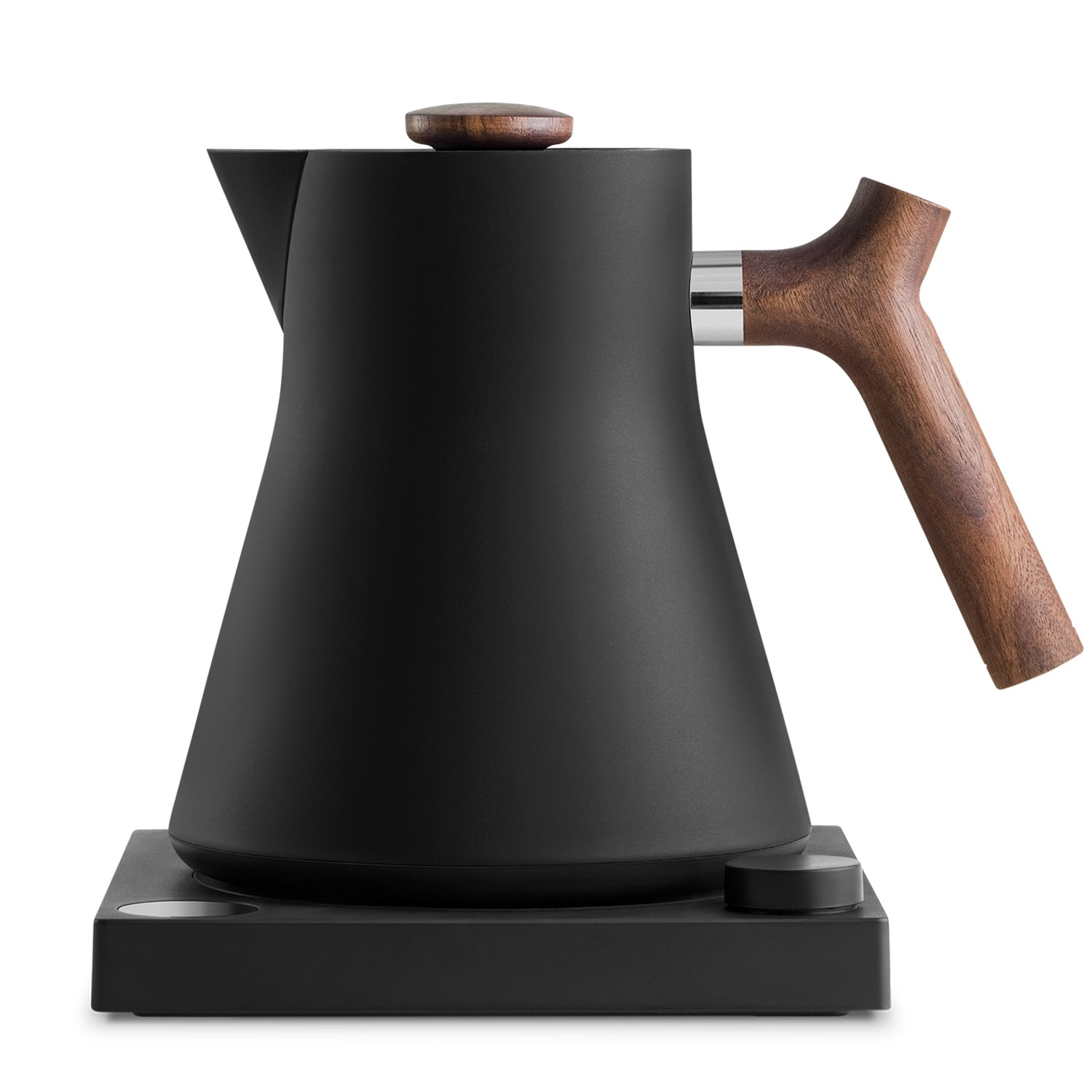 Fellow Corvo EKG 0.9L Electric Kettle - Matte Black with Walnut Accents