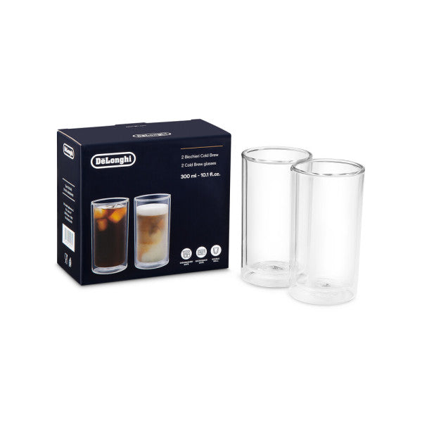 DeLonghi Double Wall Cold Brew Glasses