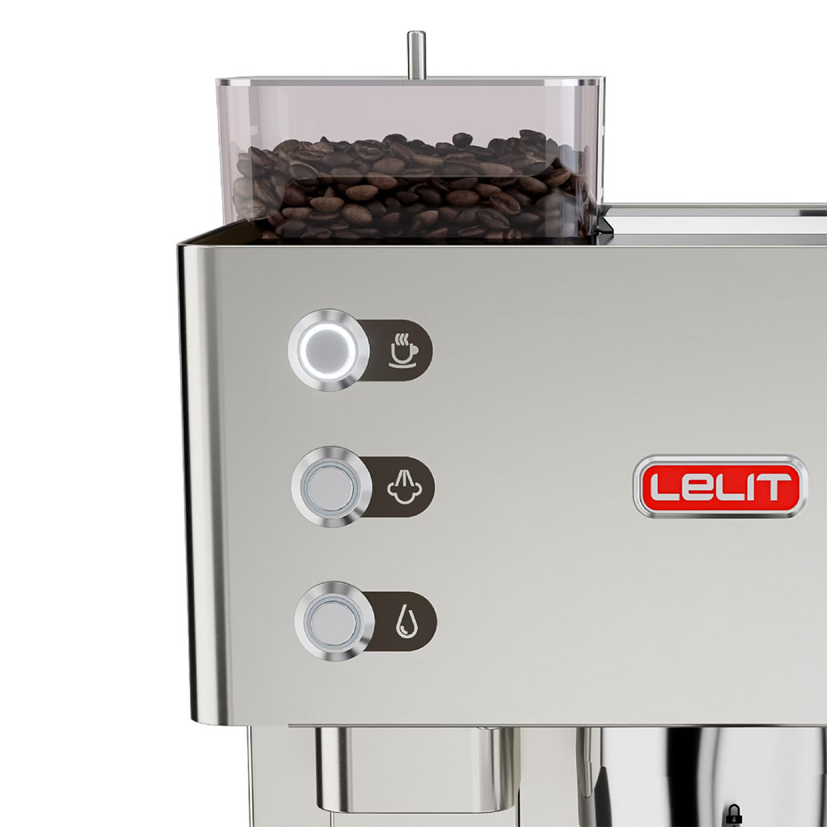 Refurbished Lelit Kate Espresso Machine with Built-In Grinder