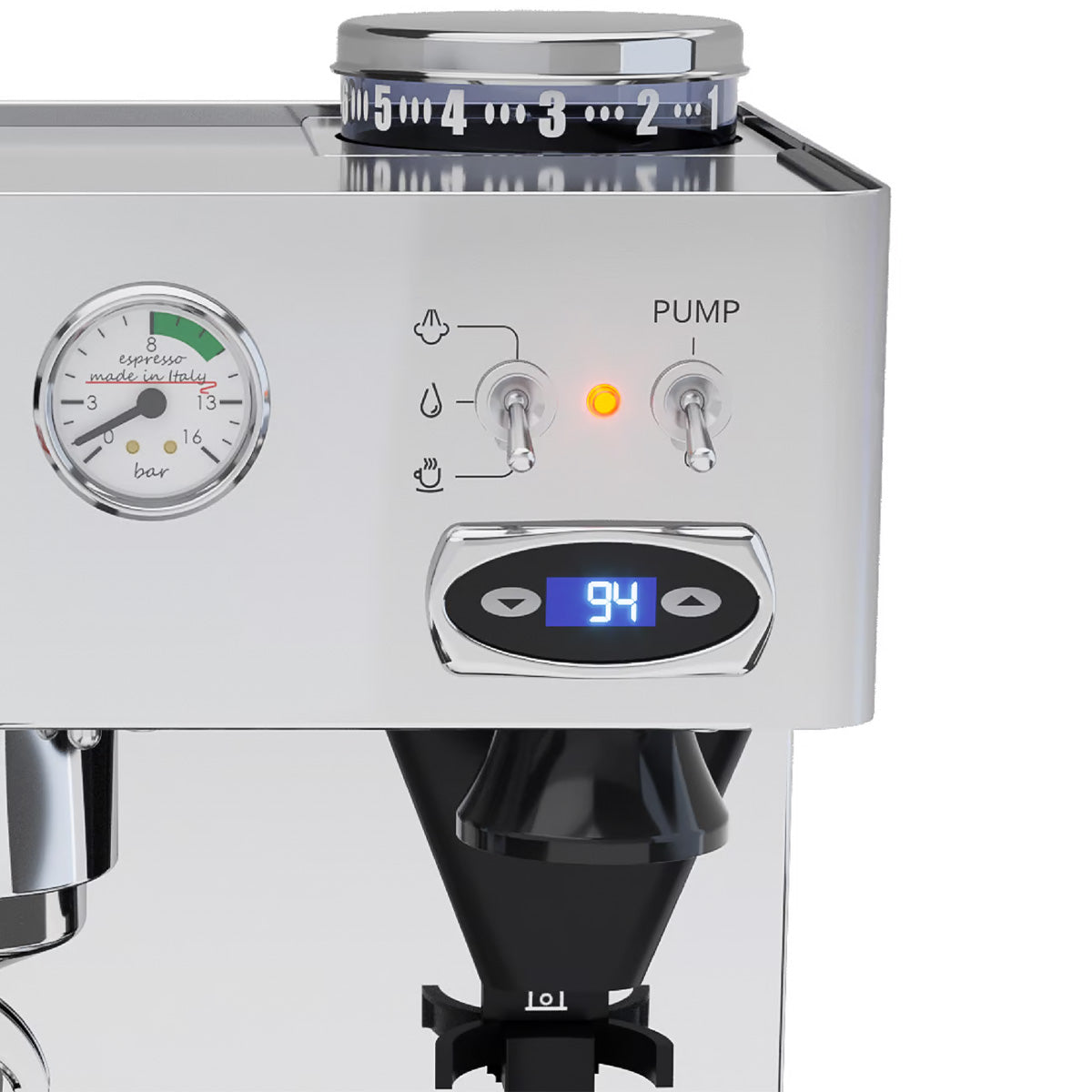 Lelit Anita Espresso Machine with Built-In Grinder