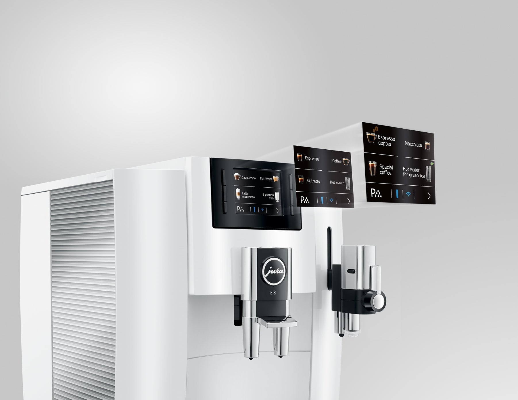 Refurbished JURA E8 Espresso Machine - White