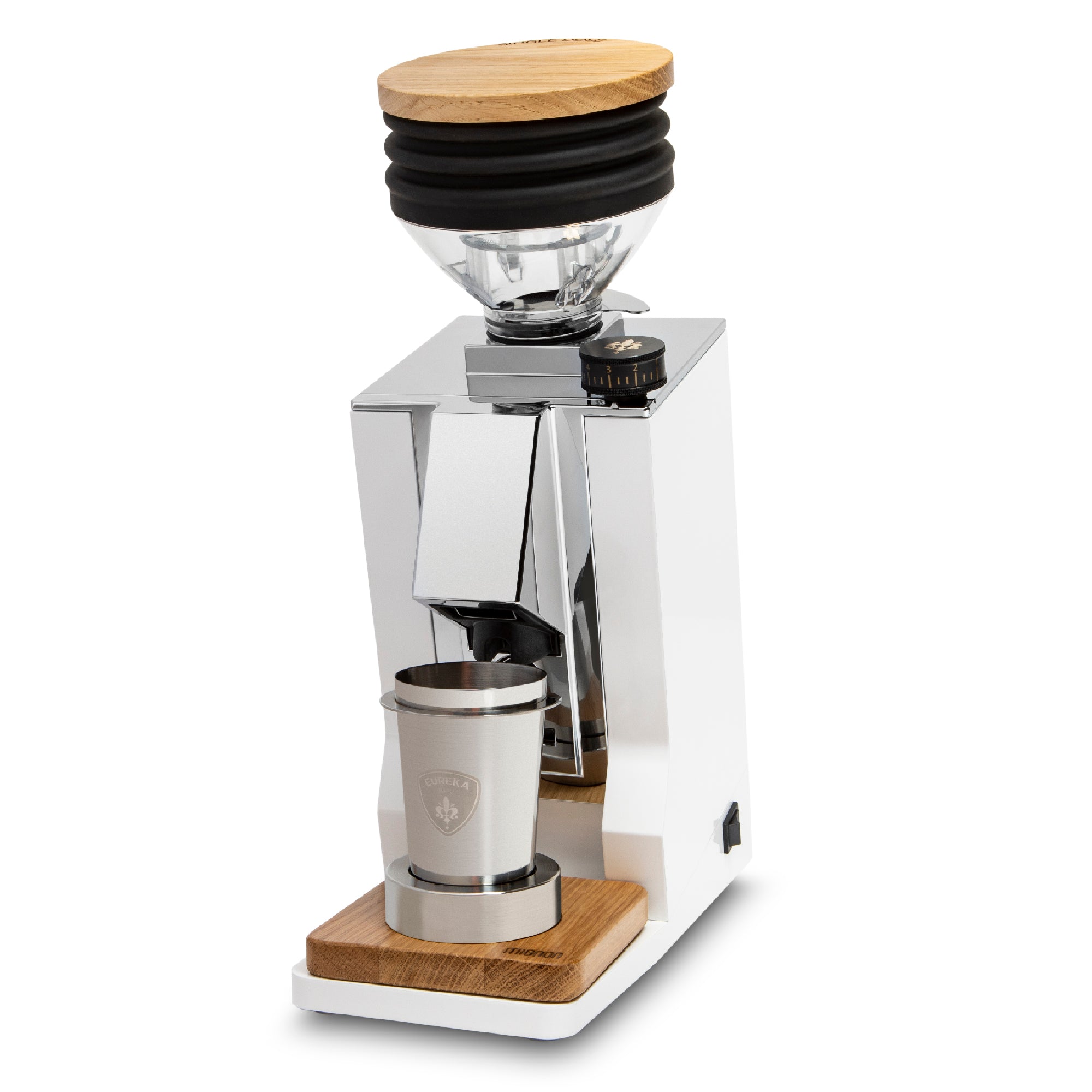 Refurbished Eureka Oro Mignon Single Dose Grinder - White