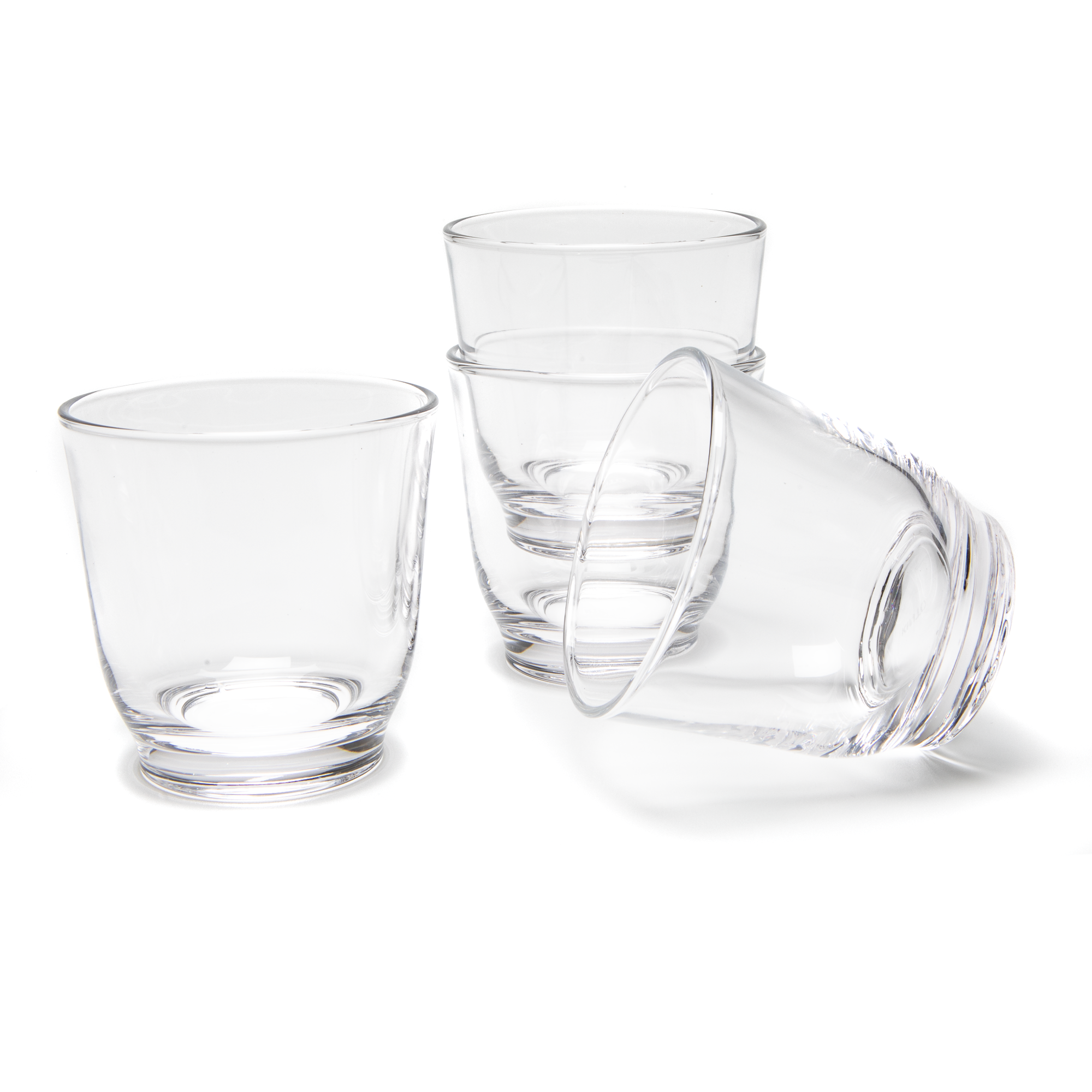 KINTO HIBI Tumbler 220ml Clear - Set of 4