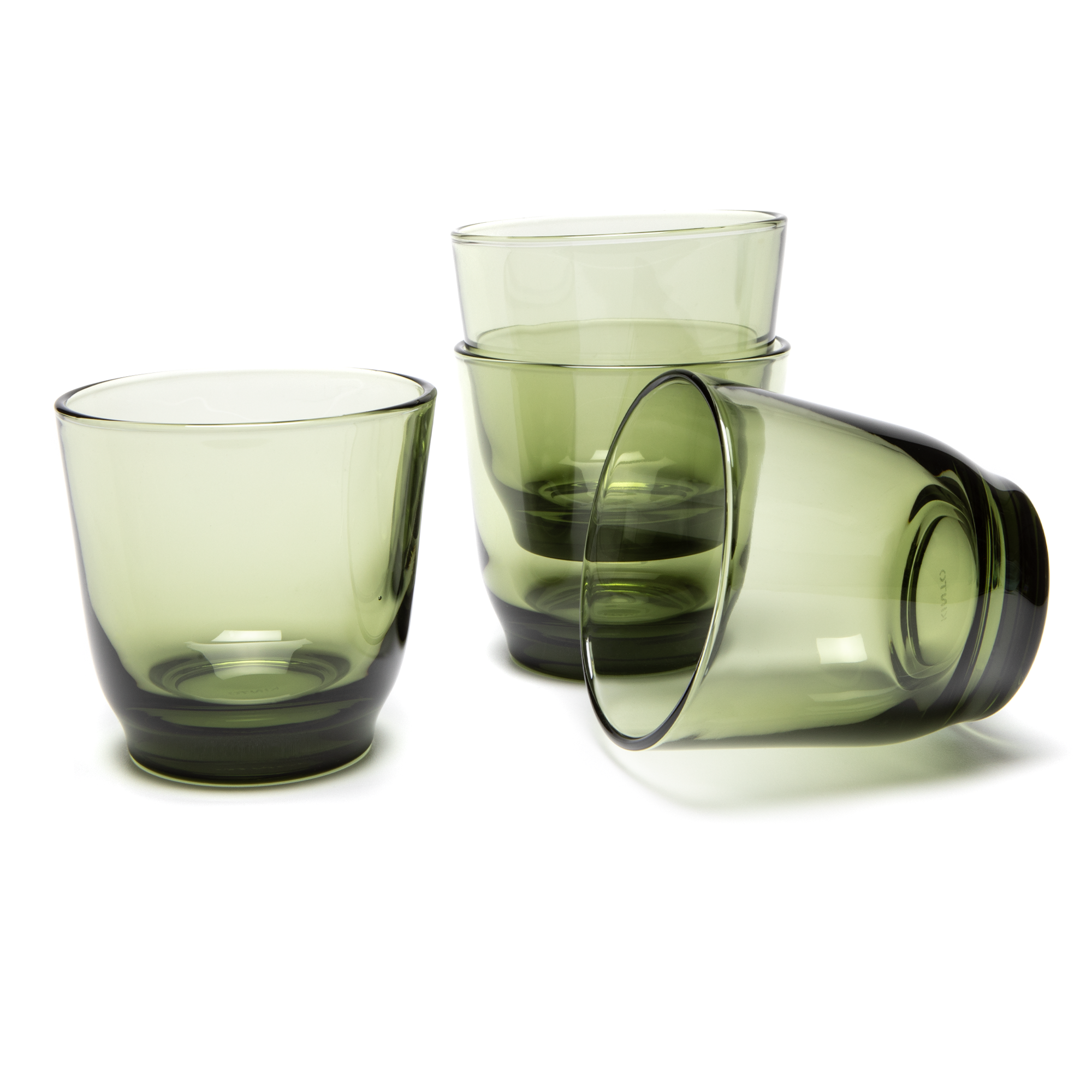 KINTO HIBI Tumbler 220ml Green - Set of 4