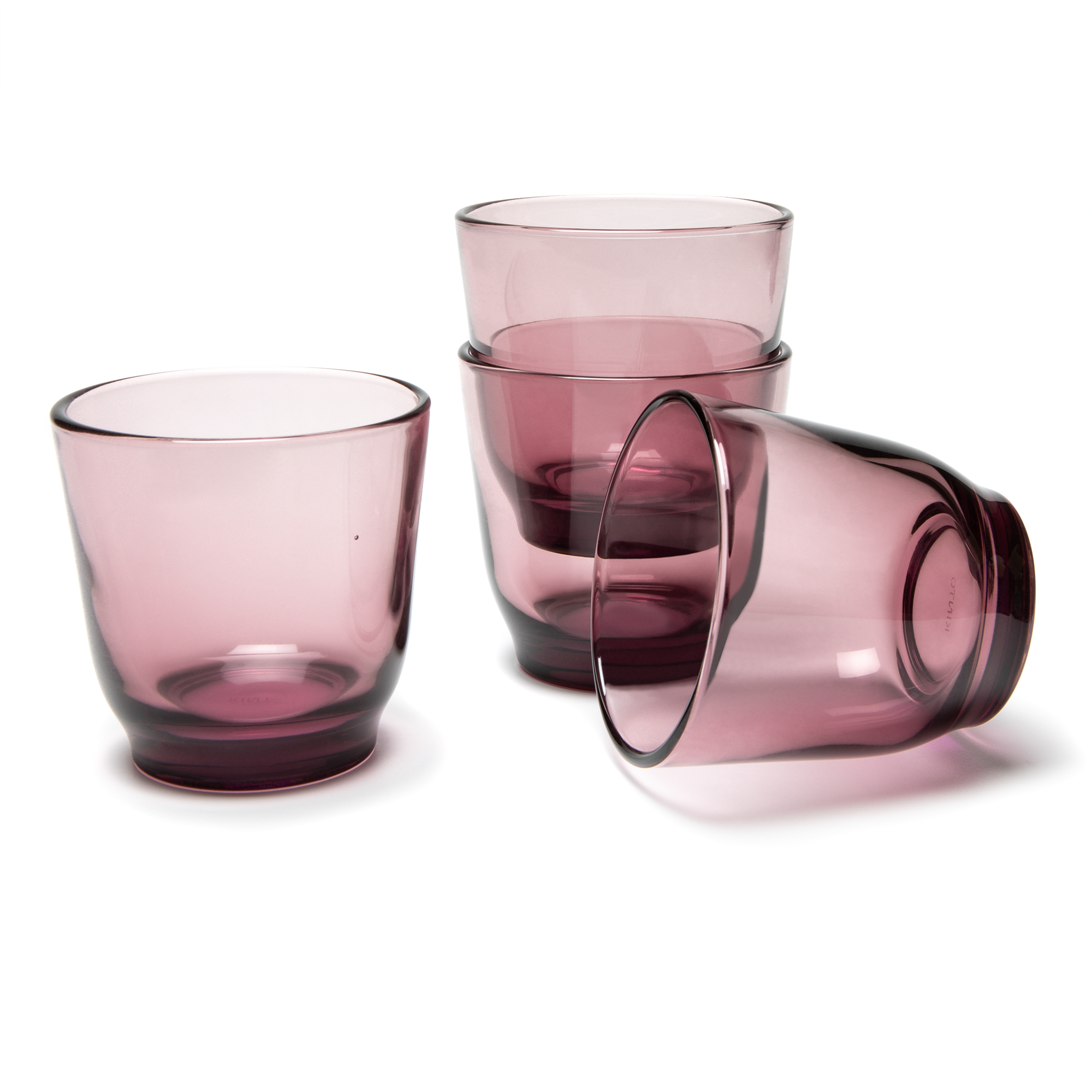 KINTO HIBI Tumbler 220ml Purple - Set of 4