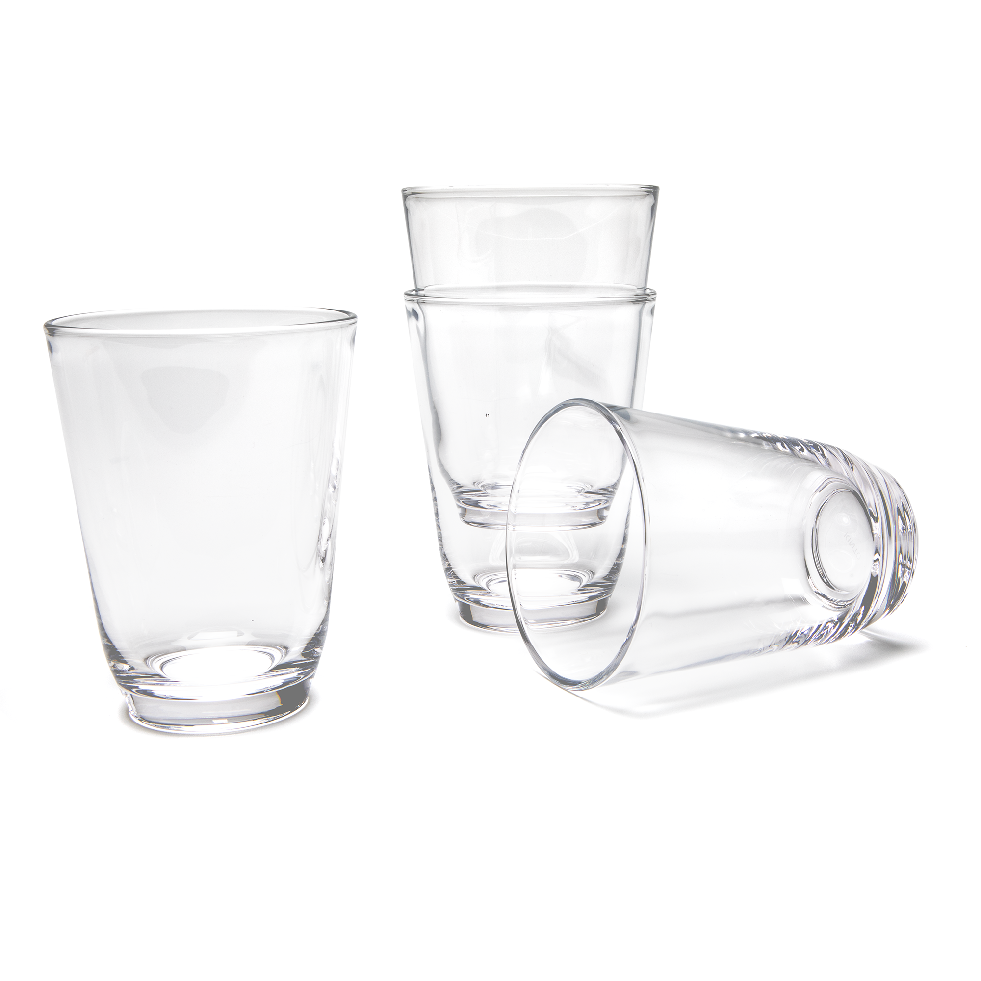 KINTO HIBI Tumbler 350ml Clear - Set of 4