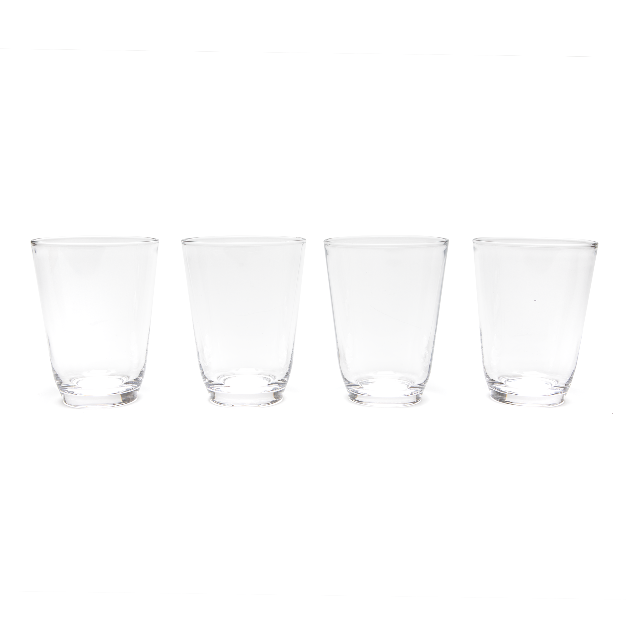 KINTO HIBI Tumbler 350ml Clear - Set of 4