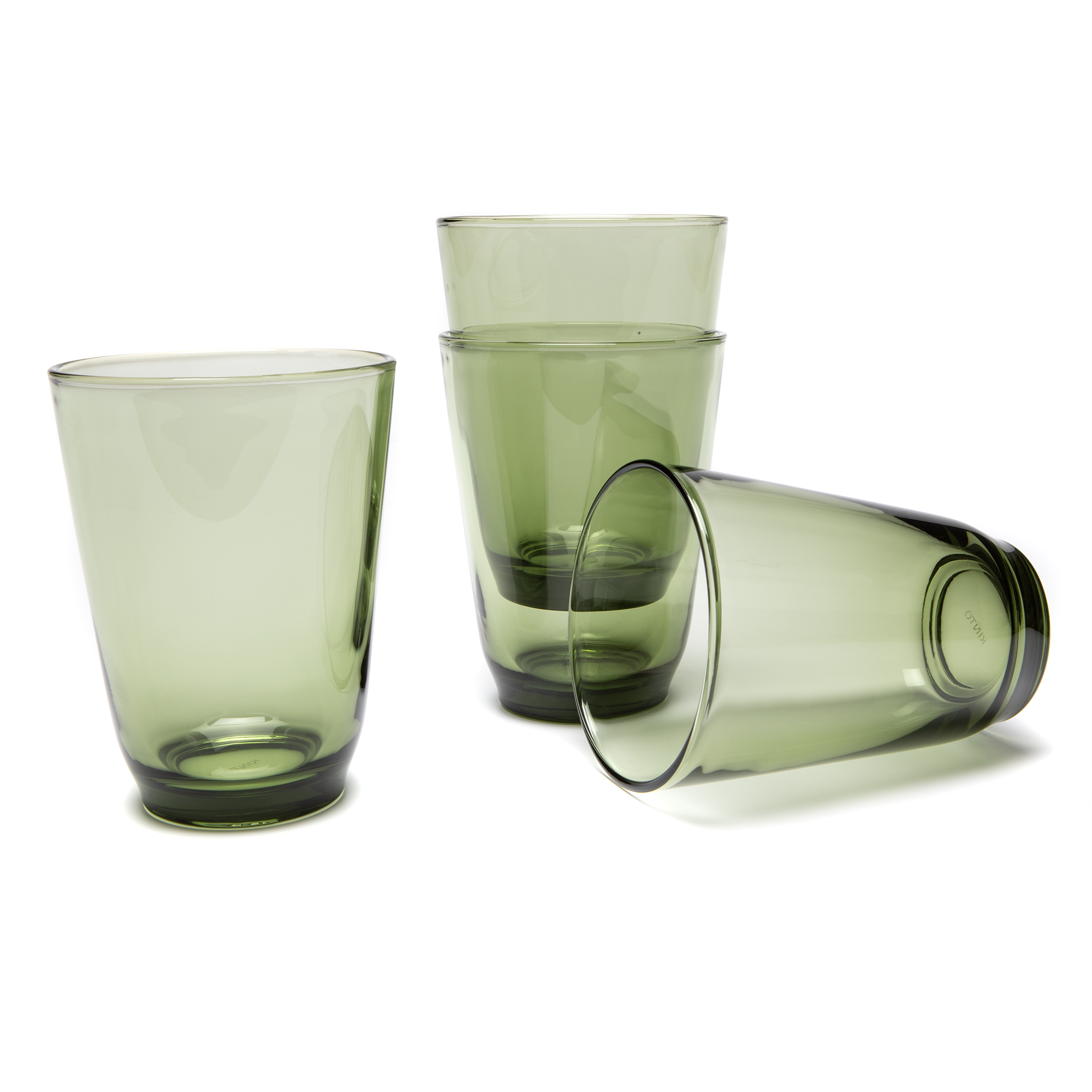 KINTO HIBI Tumbler 350ml Green - Set of 4