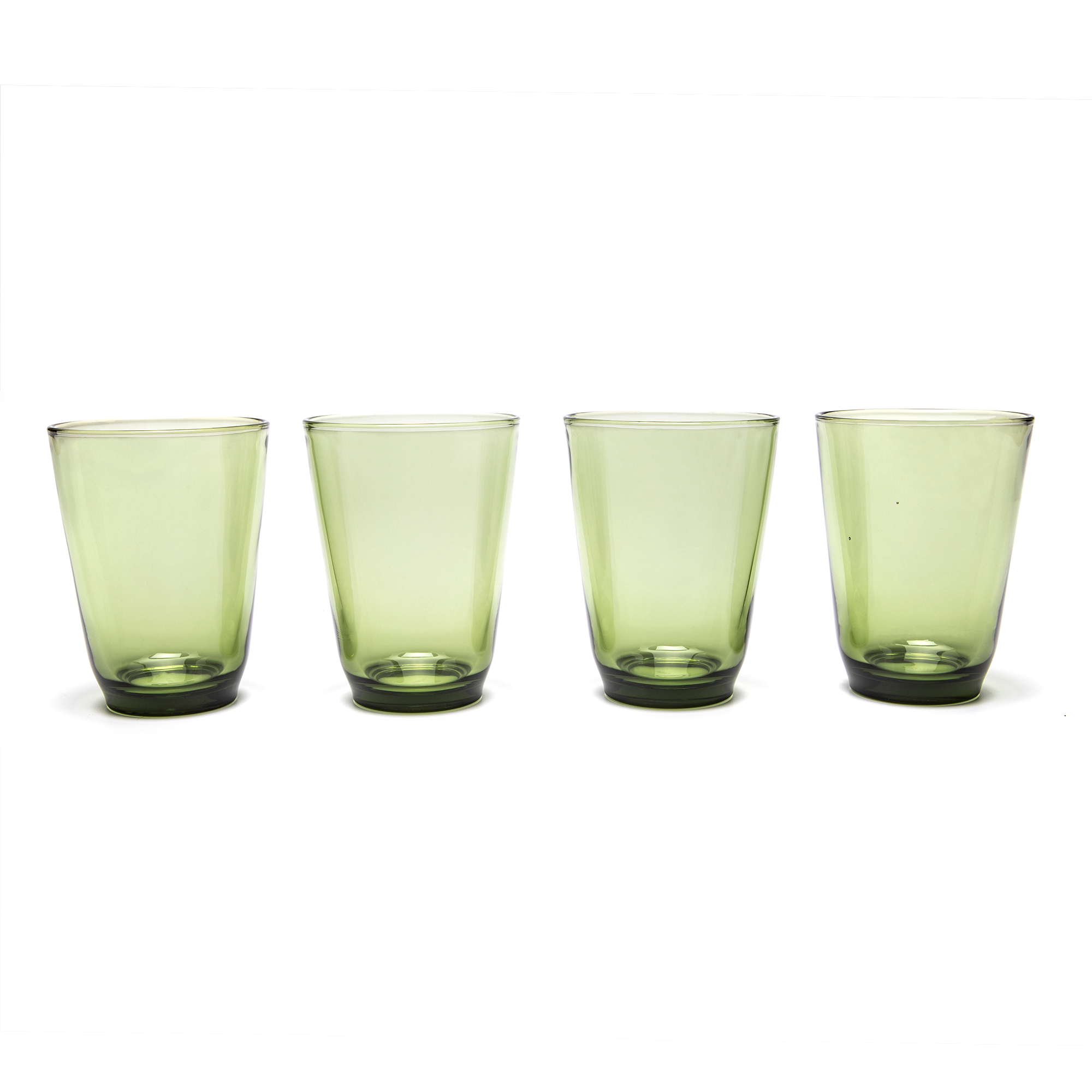 KINTO HIBI Tumbler 350ml Green - Set of 4