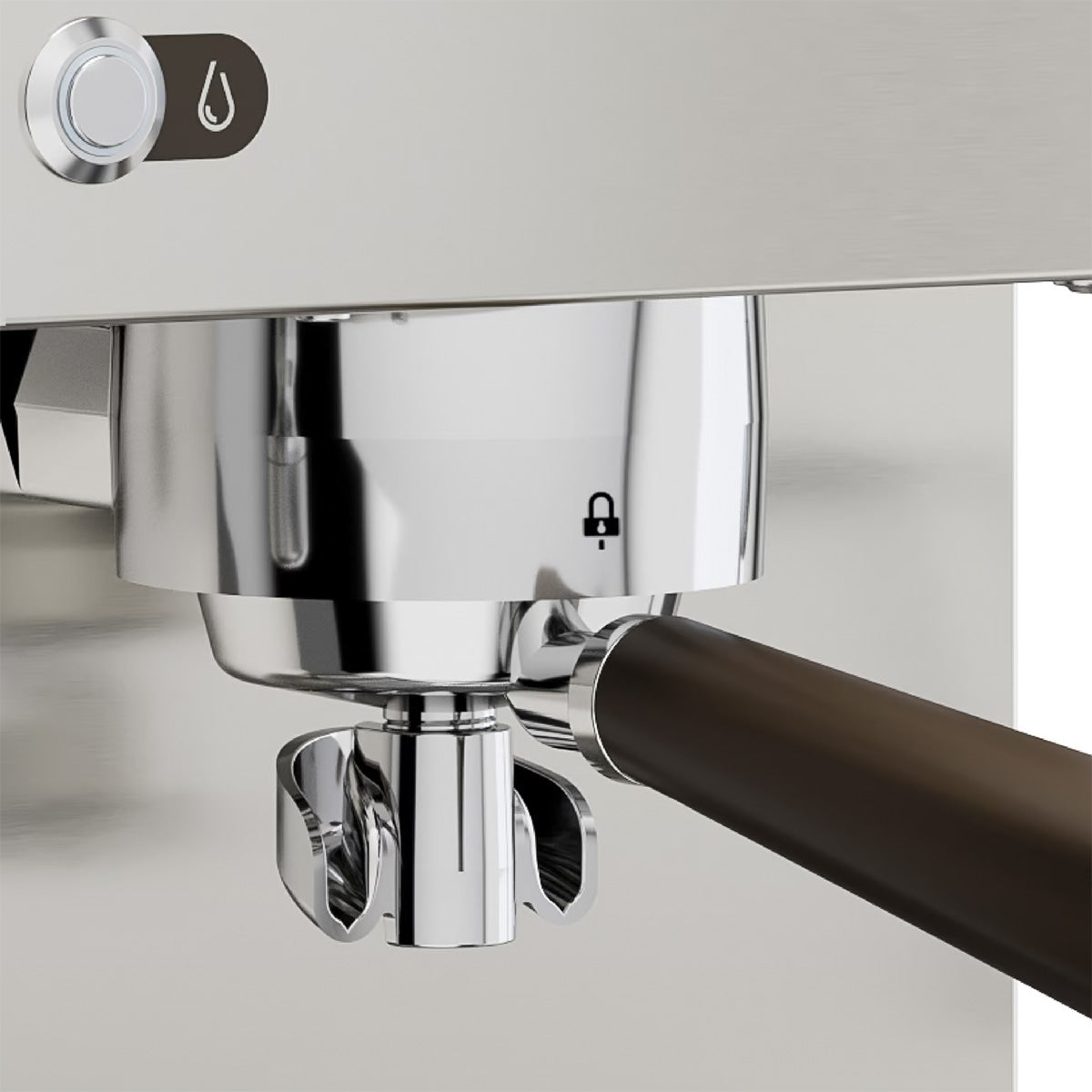 Refurbished Lelit Kate Espresso Machine with Built-In Grinder