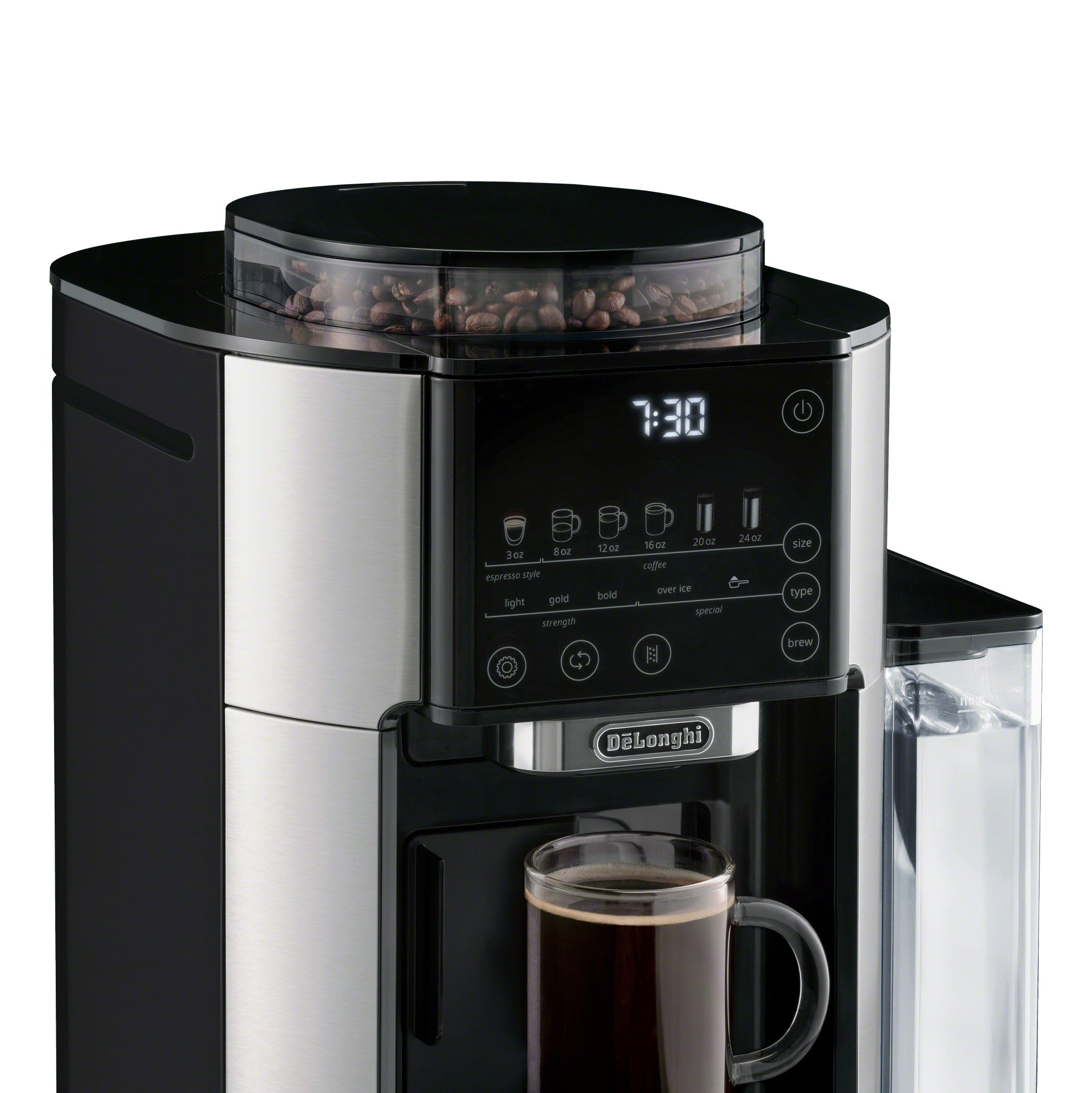 DeLonghi TrueBrew Drip Coffee Maker - Stainless/Black