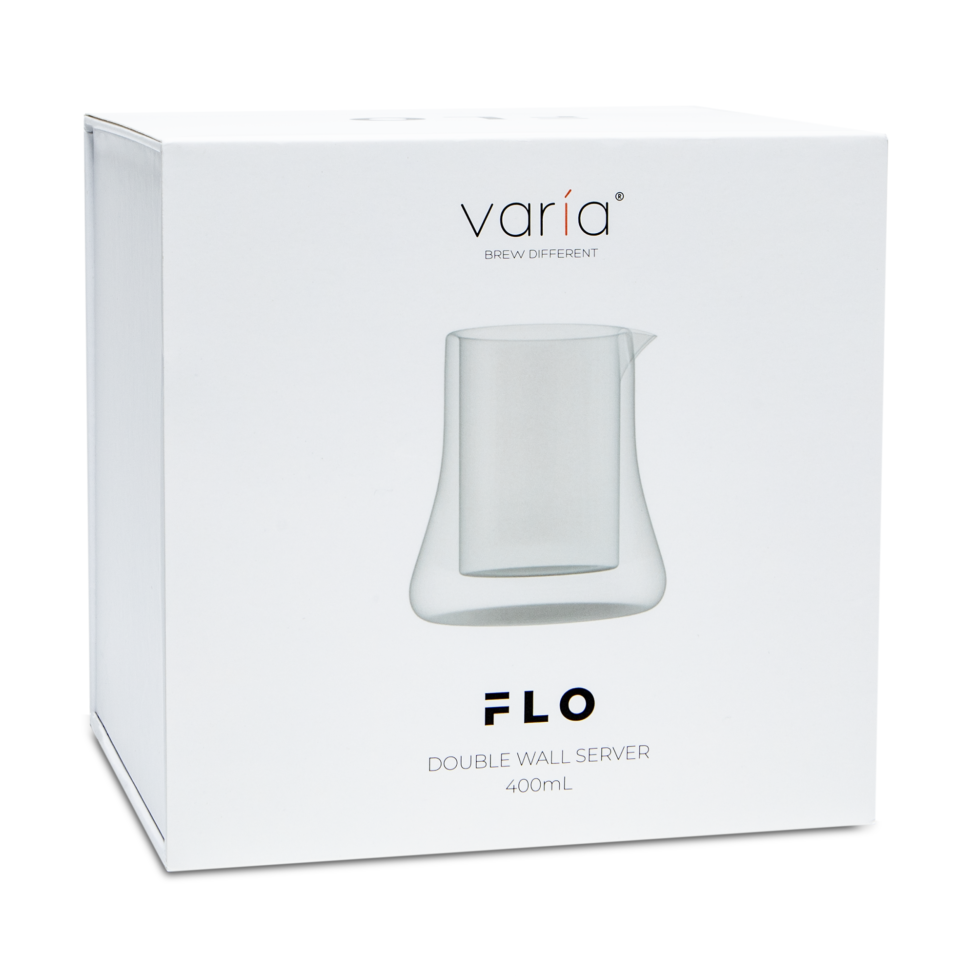 Varia FLO 0.4L Dual Wall Glass Server