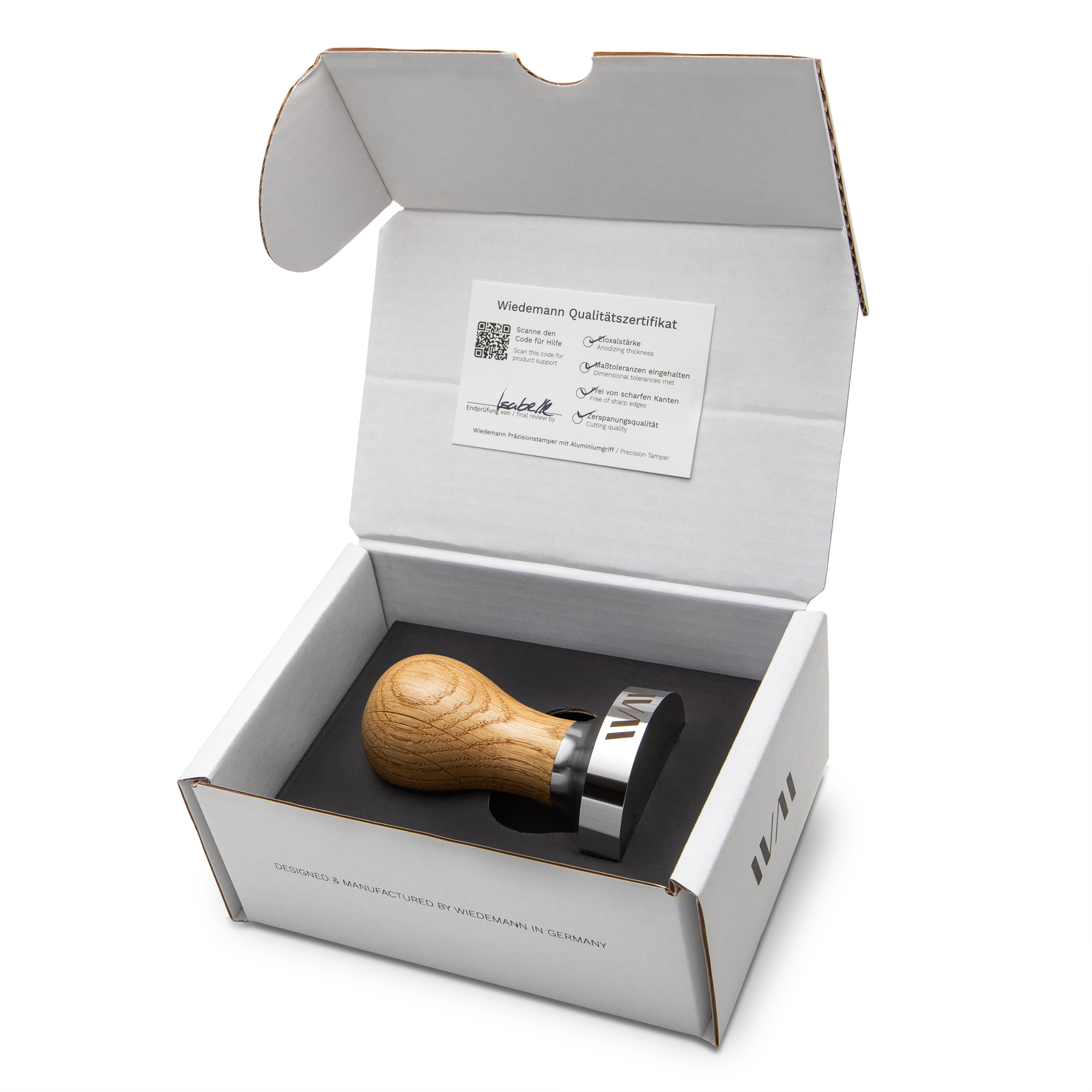 Wiedemann Oak Precision 58.5mm Tamper