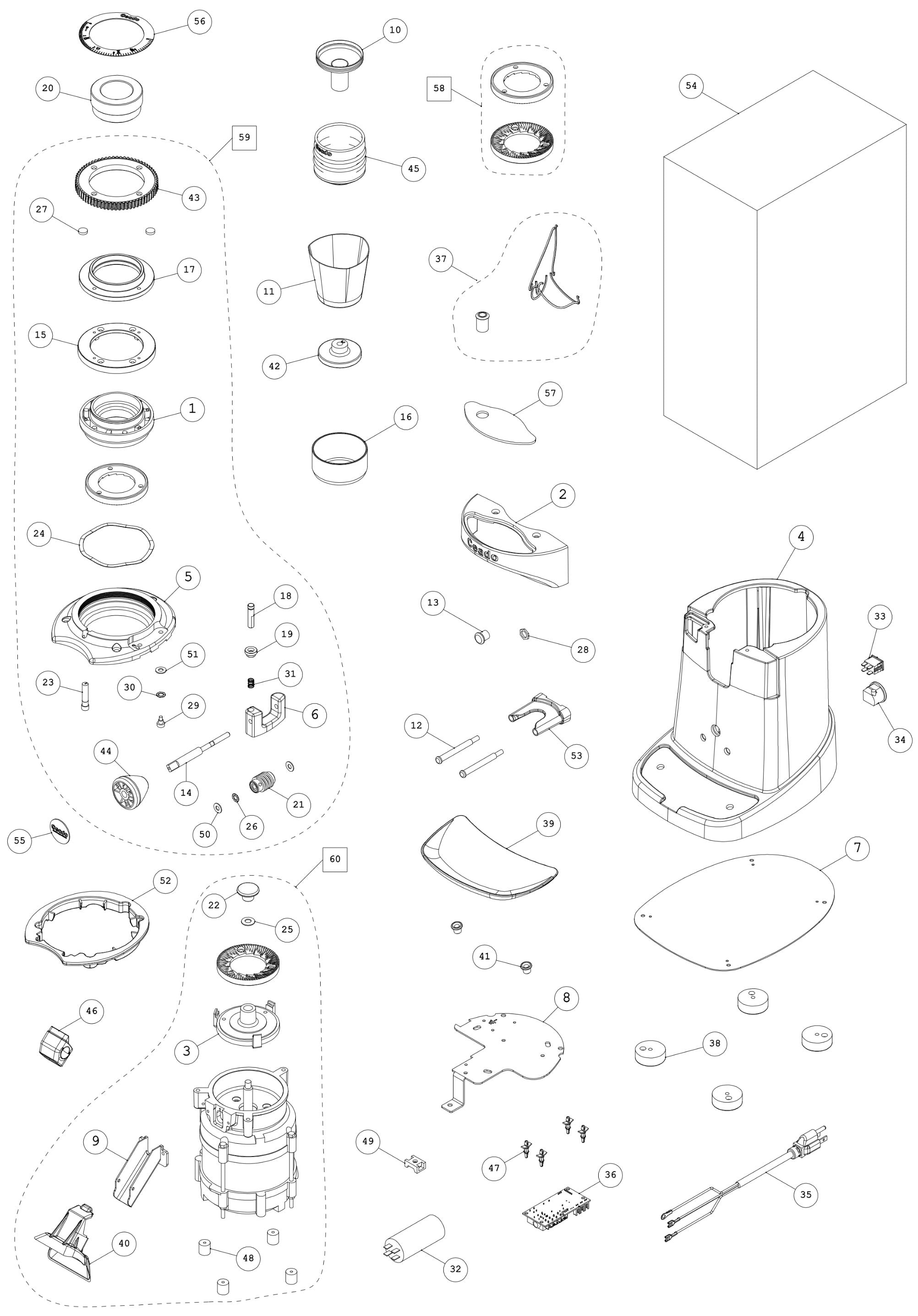 Ceado E37SD Part Diagram CEAE37SD