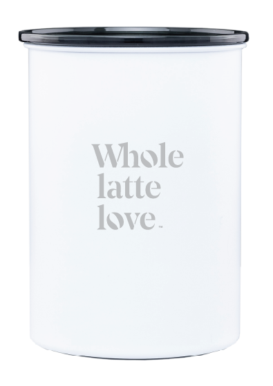 Whole Latte Love Airscape® Stainless Steel Coffee Canister