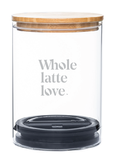 Whole Latte Love Airscape® Glass Coffee Canister