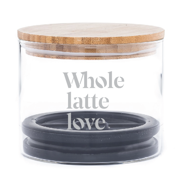 Whole Latte Love Airscape® Glass Coffee Canister