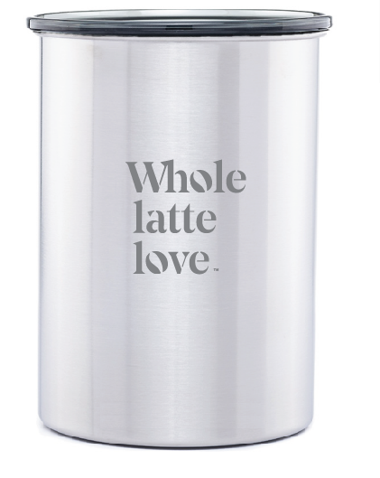 Whole Latte Love Airscape® Stainless Steel Coffee Canister