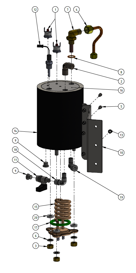 Profitec Drive Part Diagram 10750