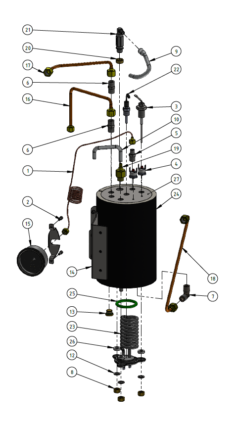 Profitec Drive Part Diagram 10750