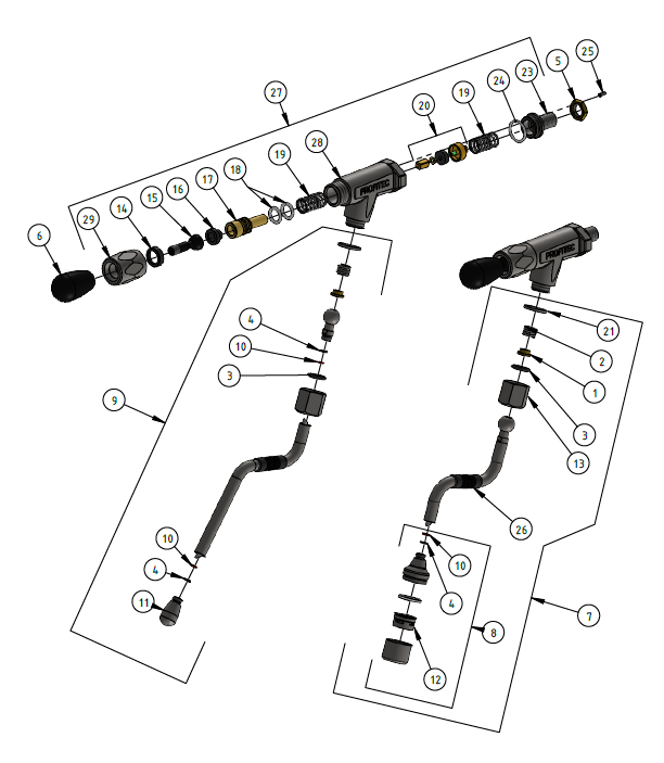 Profitec Drive Part Diagram 10750