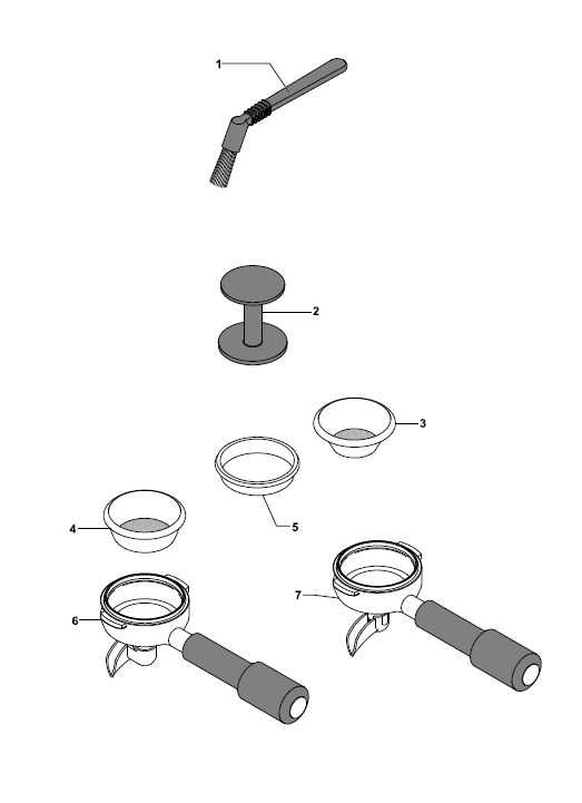 Profitec Pro 300 Part Diagram PRO300