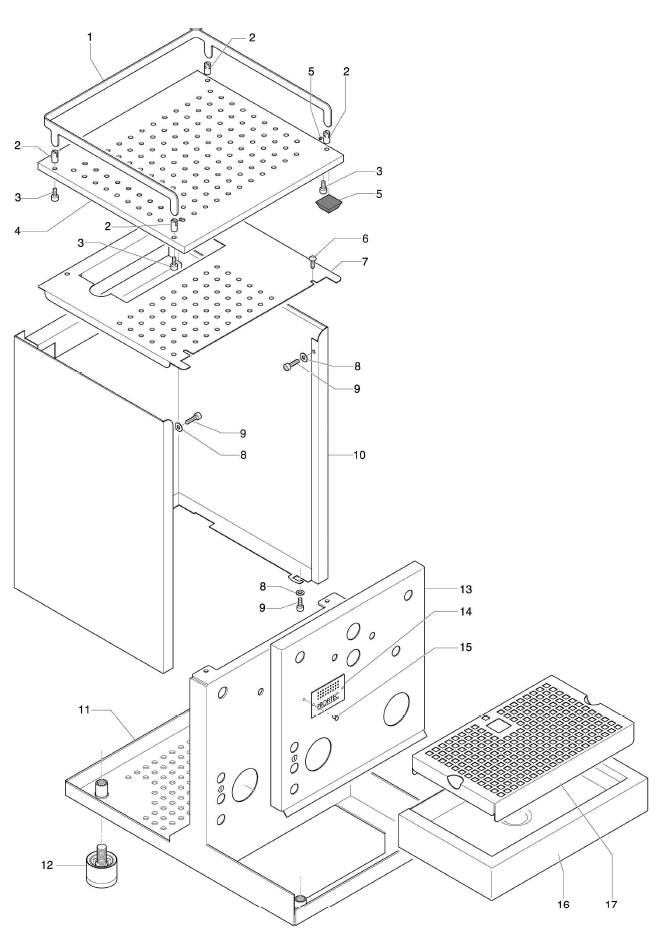 Profitec Pro 500 Part Diagram PRO500