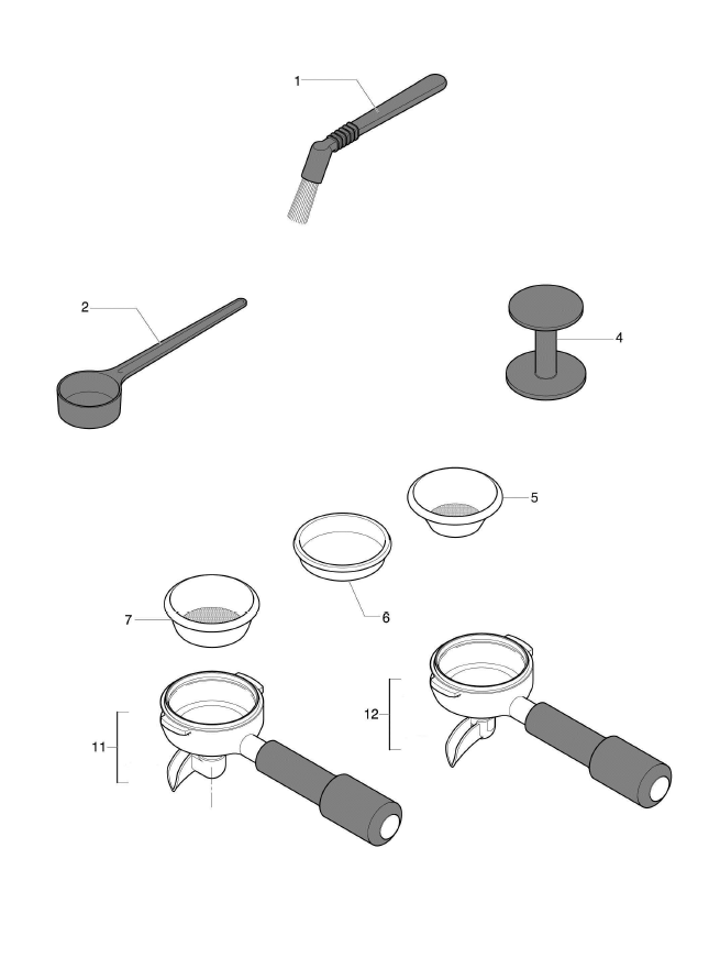 Profitec Pro 500 Part Diagram PRO500