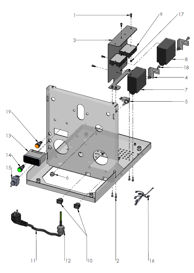 Profitec Pro 700 Part Diagram PRO700