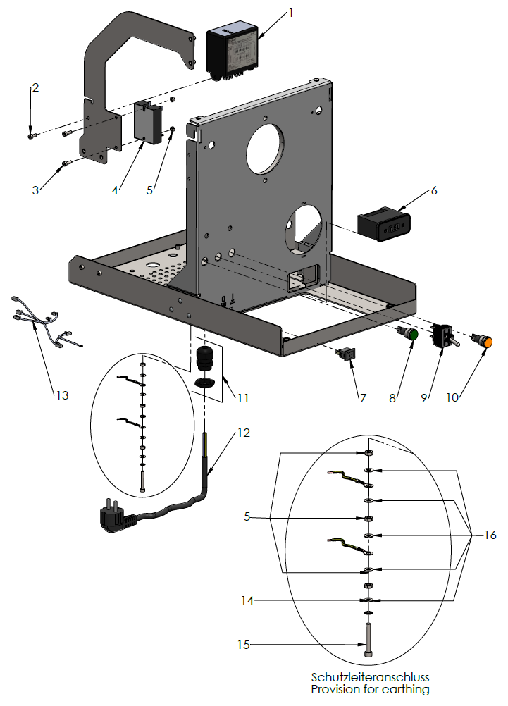 Profitec Pro 800 II Part Diagram 10810