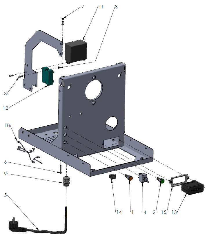 Profitec Pro 800 Part Diagram PRO800