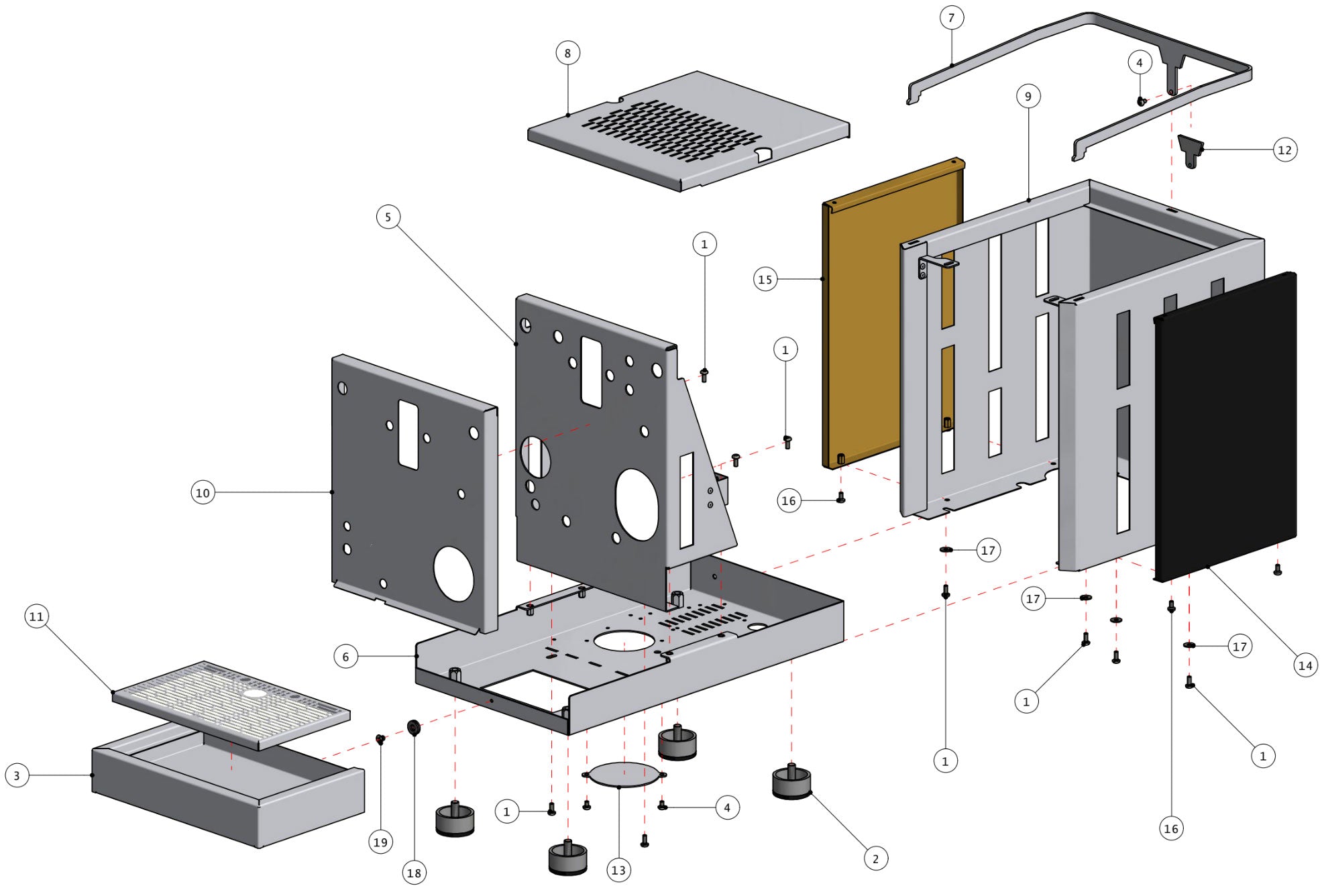 Quick Mill Pathfinder Part Diagram 0981