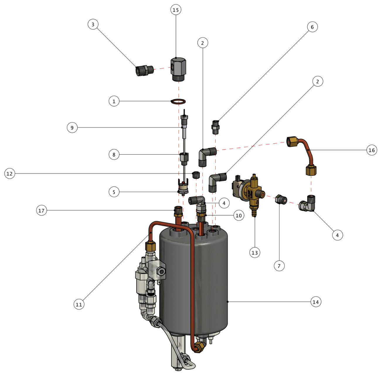 Quick Mill Pathfinder Part Diagram 0981