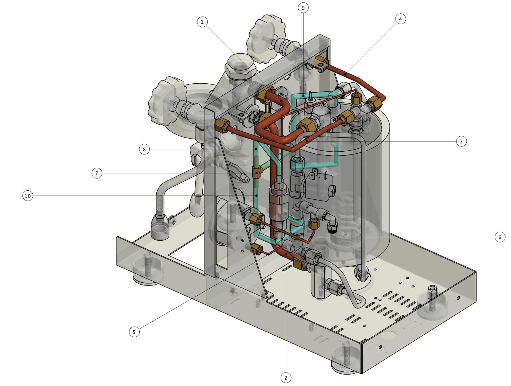 Quick Mill Pathfinder Part Diagram 0981