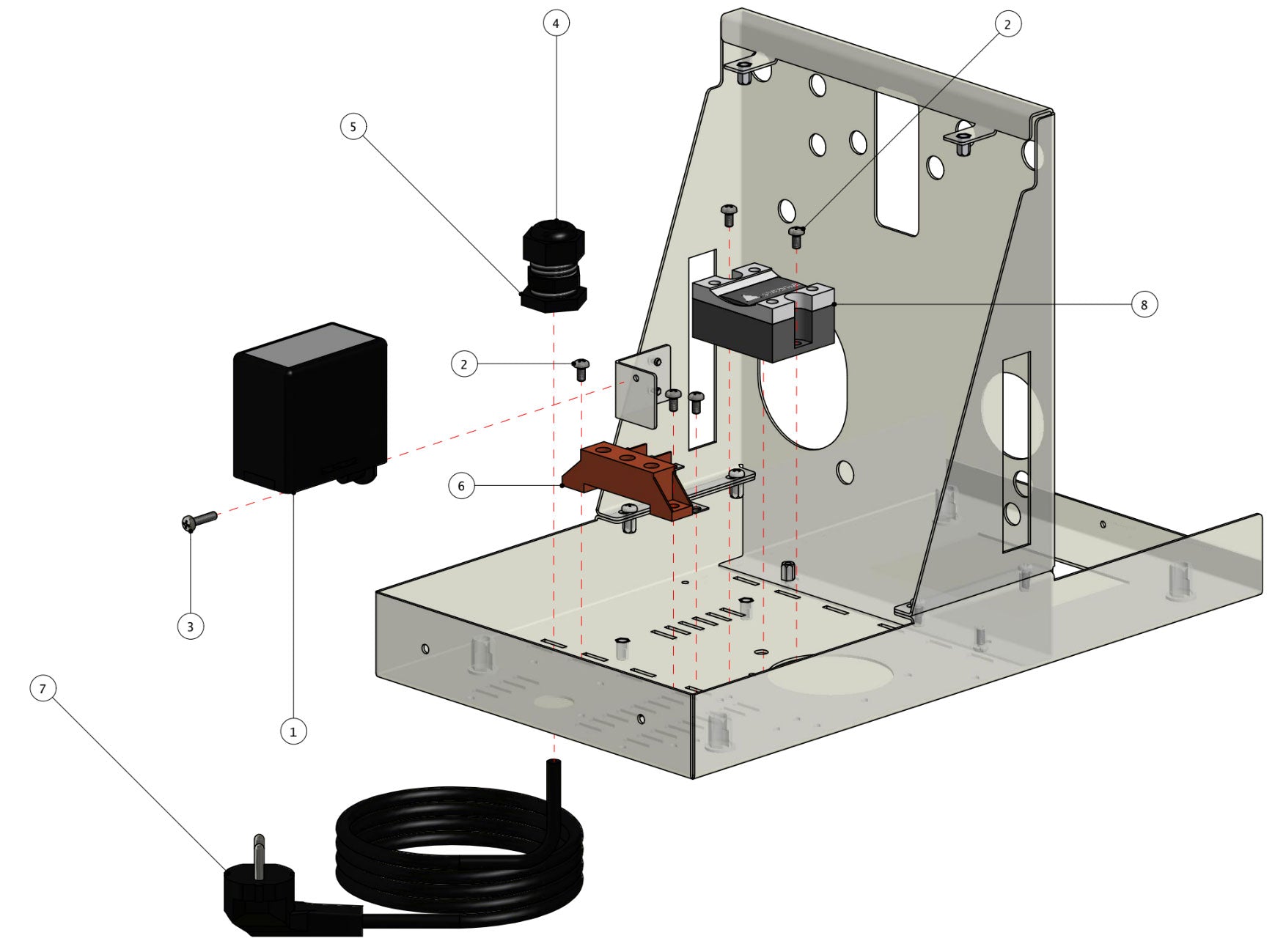 Quick Mill Pathfinder Part Diagram 0981