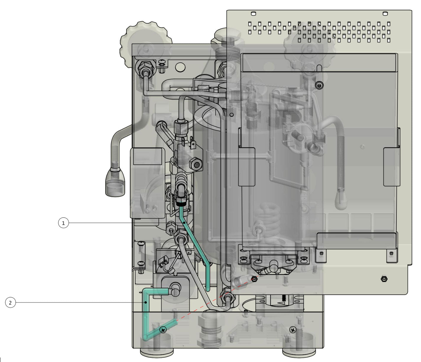 Quick Mill Pathfinder Part Diagram 0981