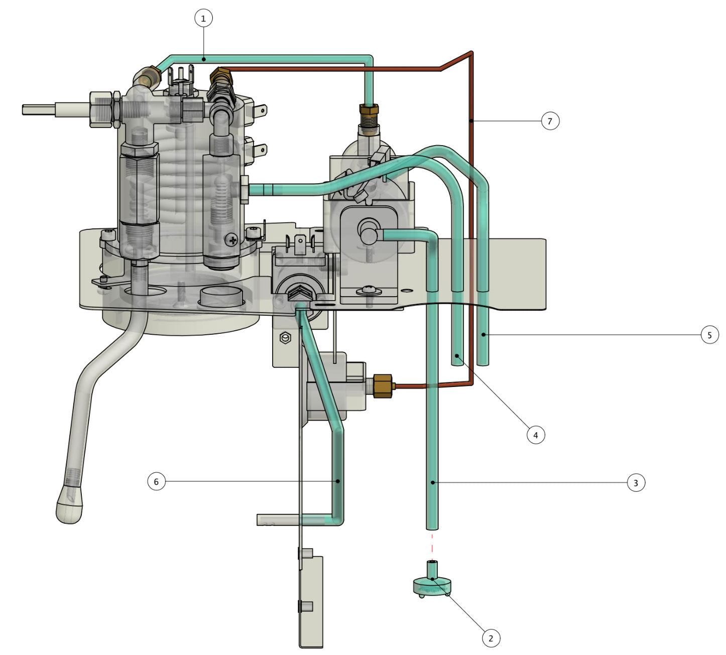 Quick Mill Pippa Part Diagram 04100