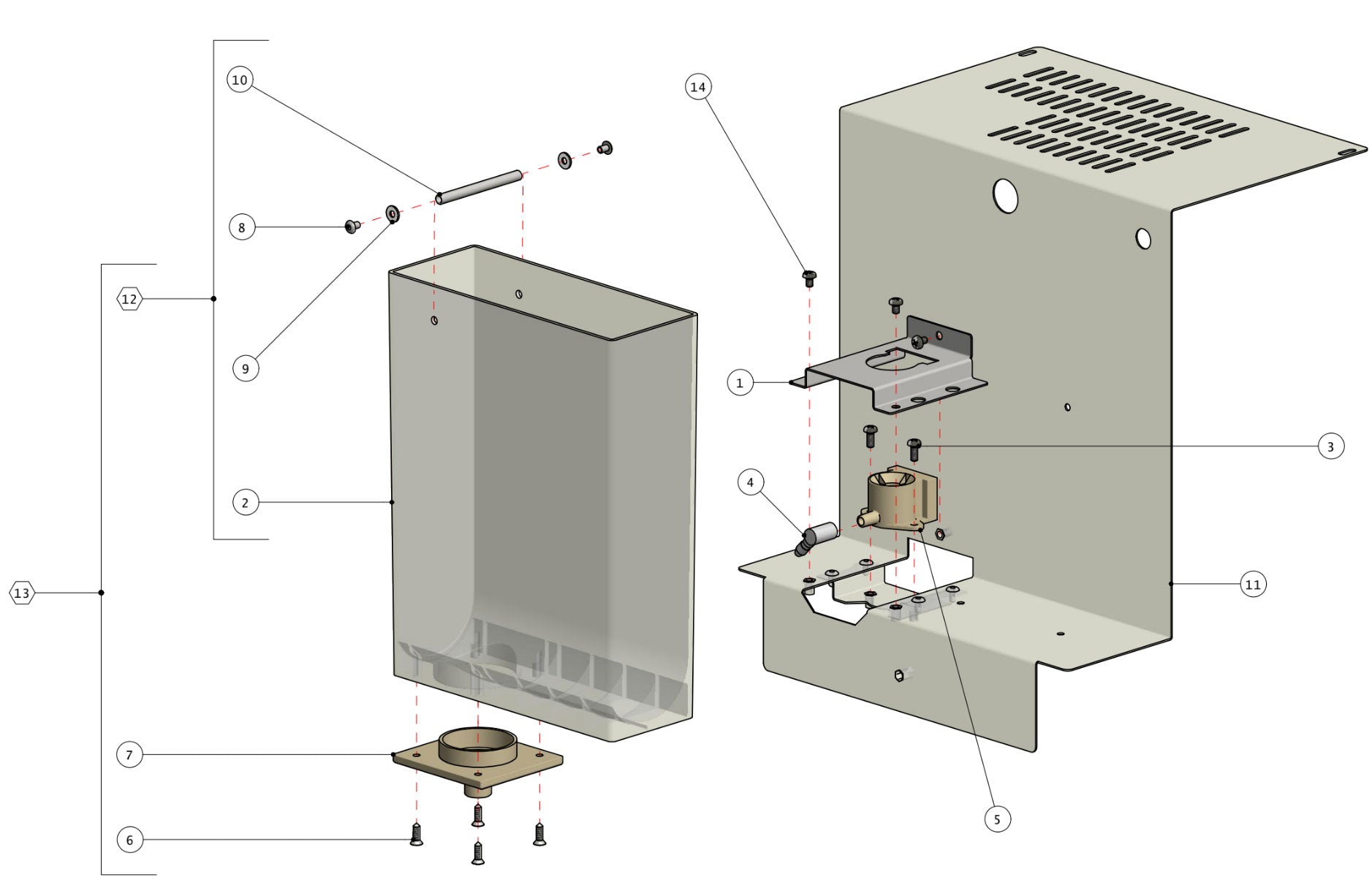 Quick Mill Vetrano Part Diagram 0995