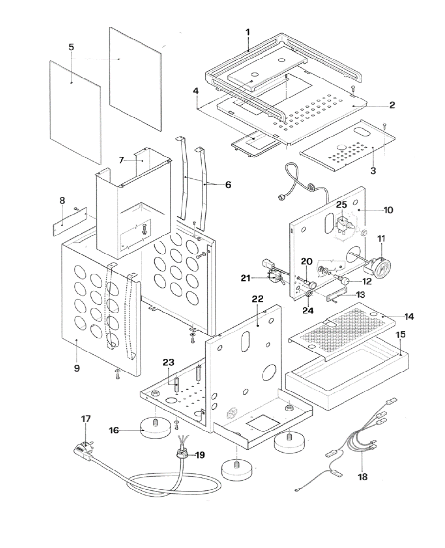 Rocket Espresso Appartamento Part Diagram REAPP