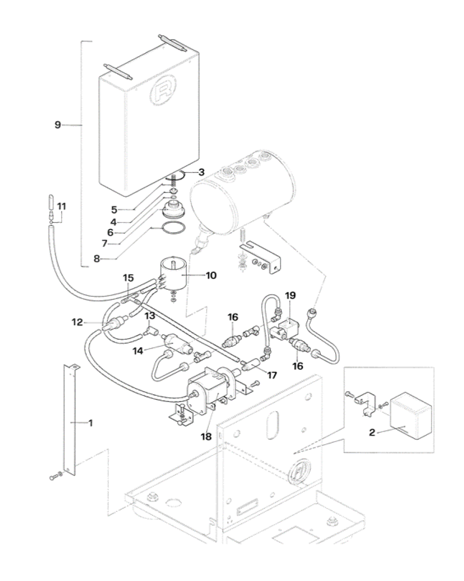 Rocket Espresso Appartamento Part Diagram REAPP