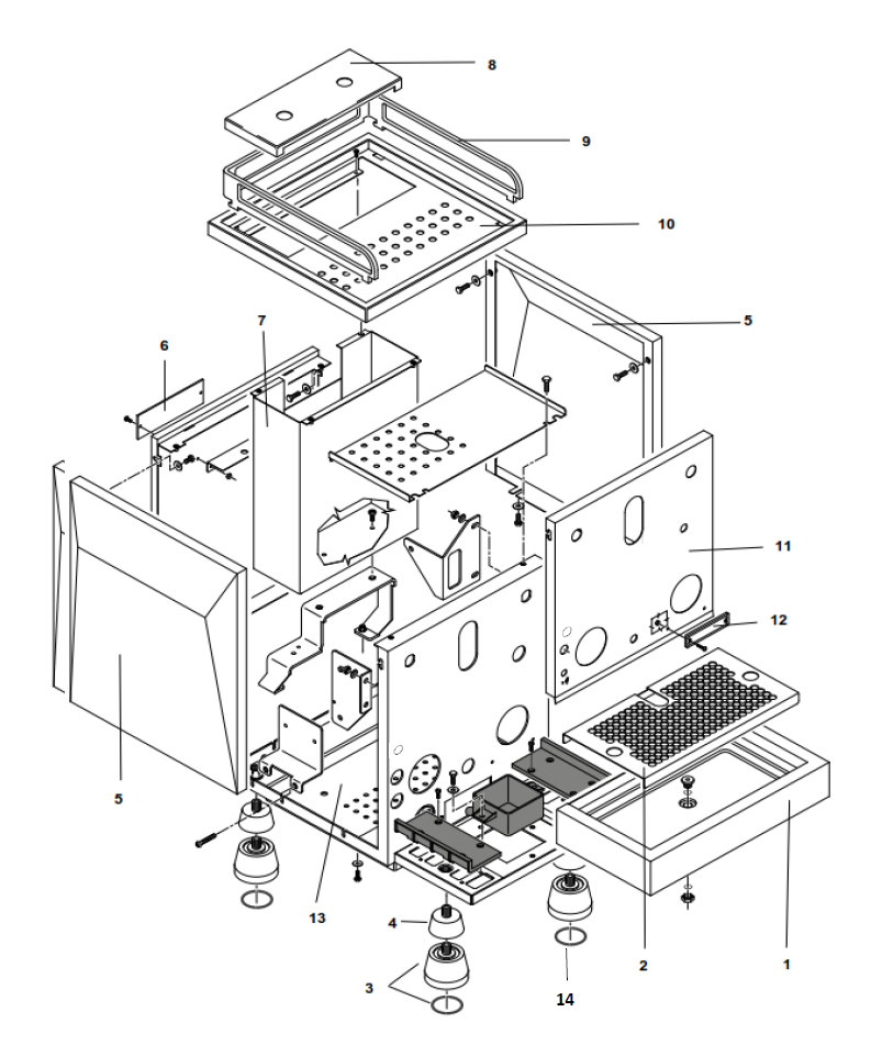 Rocket Espresso Giotto Cronometro R Part Diagram REGIOCRONR