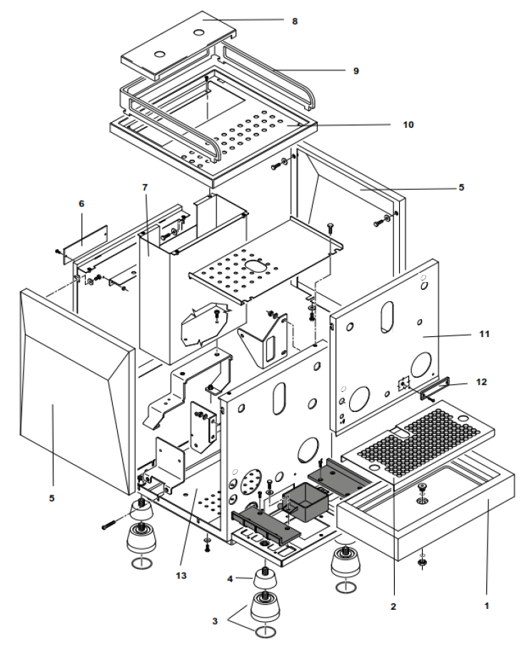 Rocket Espresso Giotto Cronometro V Part Diagram REGIOCRONV