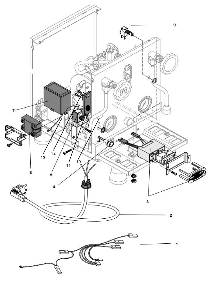 Rocket Espresso Giotto Cronometro V Part Diagram REGIOCRONV