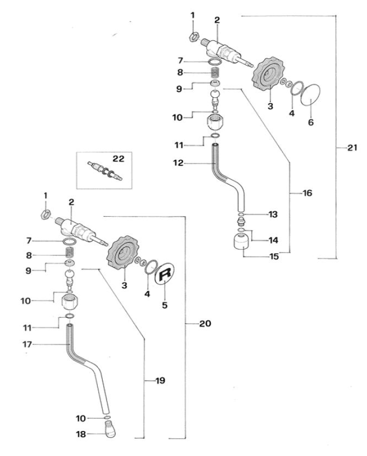 Rocket Espresso Giotto Cronometro V Part Diagram REGIOCRONV