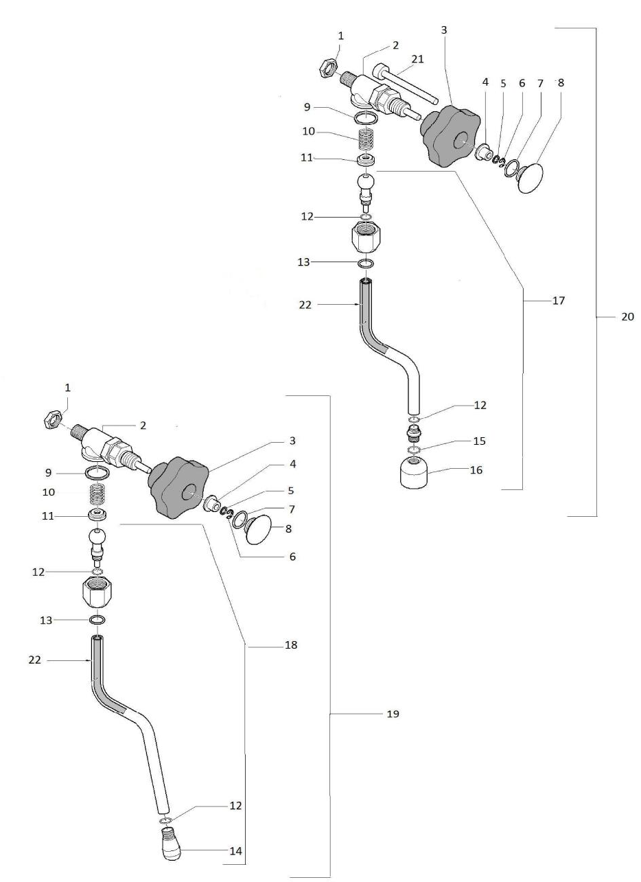 Rocket Espresso Giotto Evoluzione V2 Part Diagram REGIOEVO