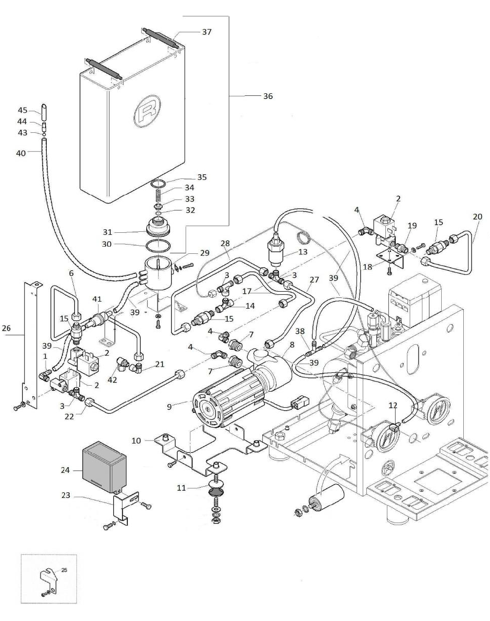 Rocket Espresso Giotto Evoluzione V2 Part Diagram REGIOEVO