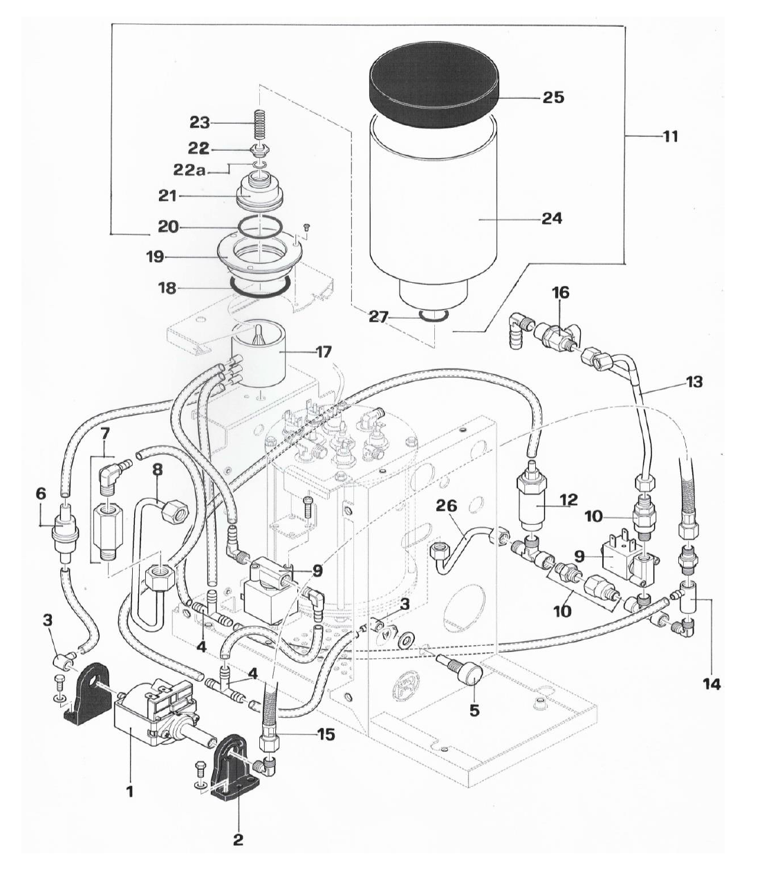 Rocket Espresso Porta Via Part Diagram REPORTVIA