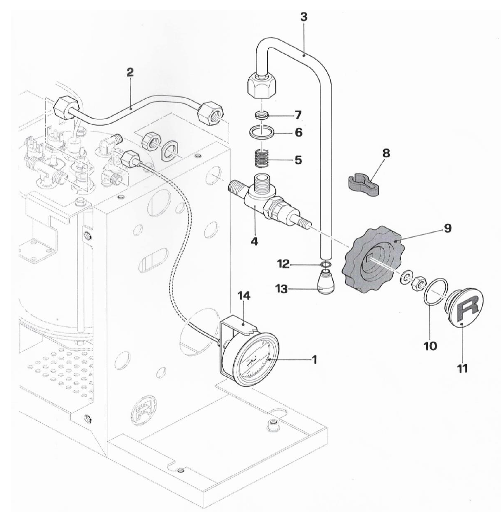 Rocket Espresso Porta Via Part Diagram REPORTVIA